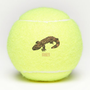 Gila Monster Cartoon Illustration Tennisbälle
