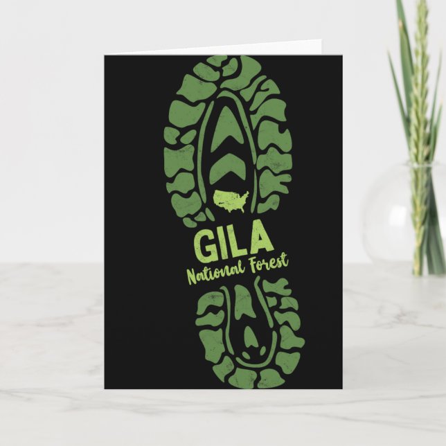 Gila National Forest New Mexico Nm Wilderness Vaca Karte (Vorderseite)