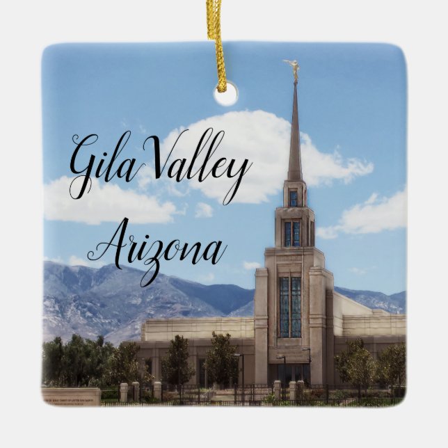 Gila Valley Arizona Temple Keramikornament (Vorderseite)
