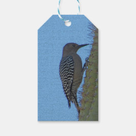 Gila Woodpecker Clings to Saguaro Cactus Arizona Geschenkanhänger