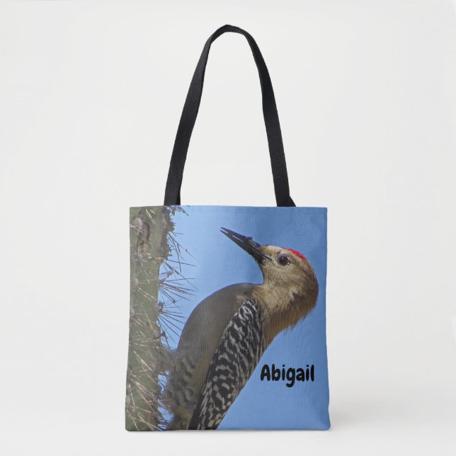 Gila Woodpecker Foto Südwestwüste Bird Tasche (Vorderseite)