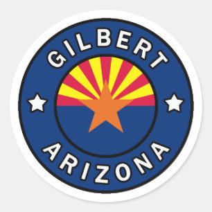 Gilbert Arizona Runder Aufkleber