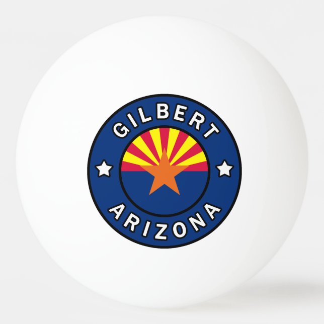 Gilbert Arizona Tischtennisball (Vorderseite)