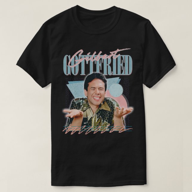 Gilbert Gottfried Retro Fan Design T-Shirt (Design vorne)