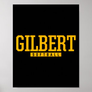Gilbert High School Softball Poster