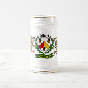 Gilbert Irish Shield Beer Stein Bierglas