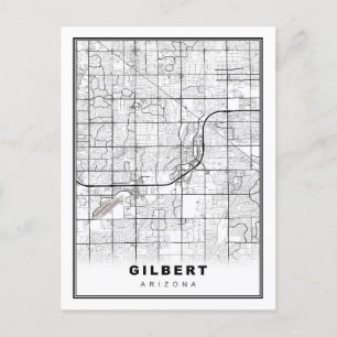 Gilbert Map Postkarte