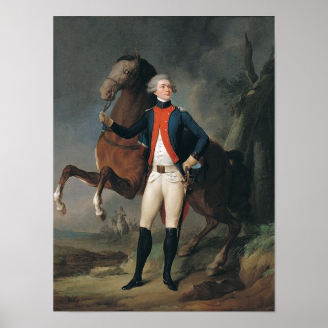 Gilbert Motier Marquis de la Fayette, 1788 Poster (Vorne)