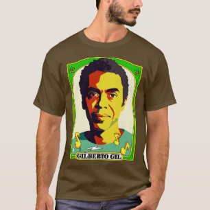 Gilberto Gil Retro Original Fan Art Design T-Shirt