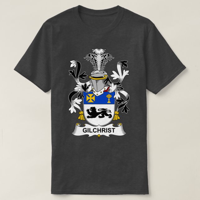 Gilchrist Coat of Arms Familienwappen T-Shirt (Design vorne)