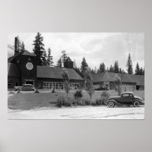 Gilchrist, Oregon Commercial Center View Poster