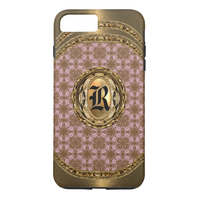 Gildafrest Elegant Cool Monogram Plus Case-Mate iPhone Hülle (Rückseite)