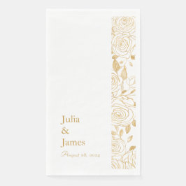 GILDE Blüten Serviette