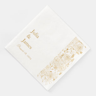 GILDE Blüten Serviette