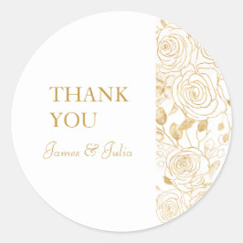 GILDE-Blütensiegel Runder Aufkleber