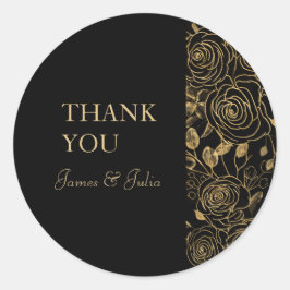 GILDE-Blütensiegel Runder Aufkleber