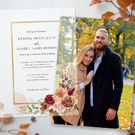 Gilded Fall Terracotta Floral