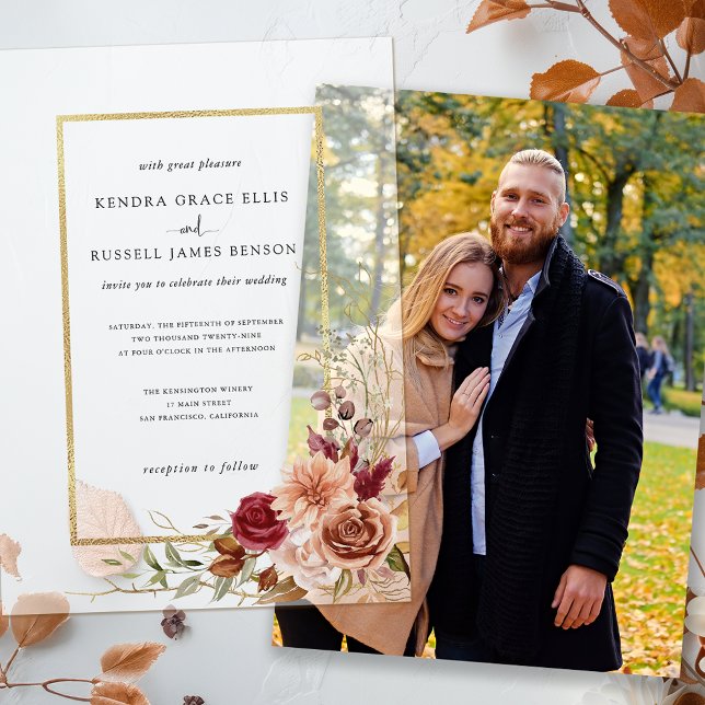 Gilded Fall Terracotta Floral (Von Creator hochgeladen)