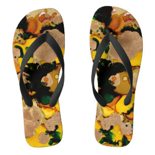 Gilded Flip Flops