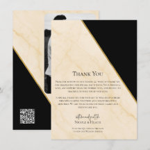 Gilded Geometry Luxe Ivory & Gold Marble Wedding