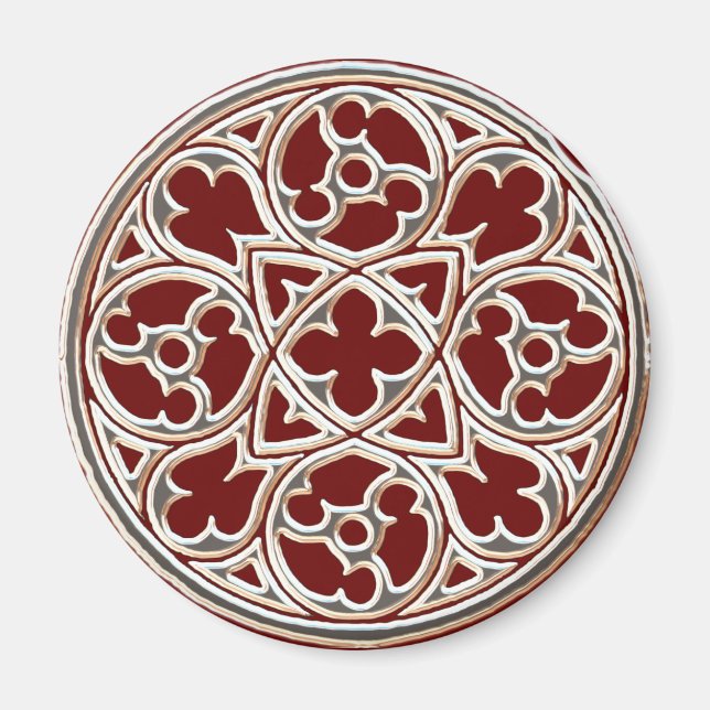 Gilded Gothic Window Magnet (Vorne)