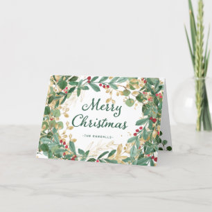 Gilded Greenery   Frohe Weihnachten