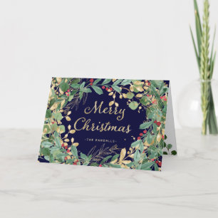 Gilded Greenery Frohe Weihnachten