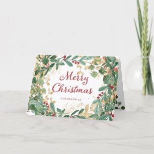 Gilded Greenery Frohe Weihnachten
