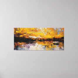 Gilded Horizon Divide Leinwanddruck