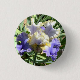 Gilded Iris Button