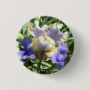 Gilded Iris Button
