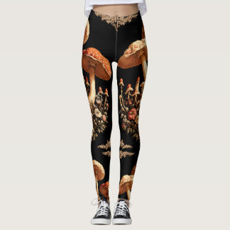 Gilded Mushrooms Leggings