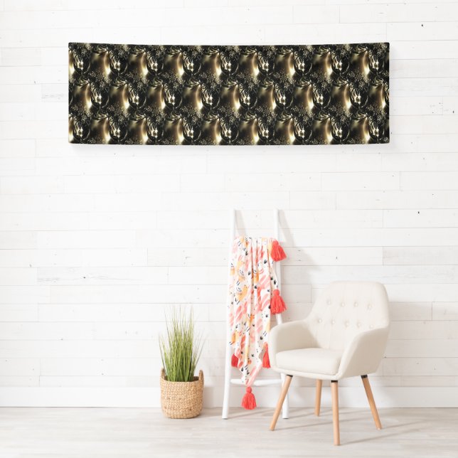 Gilded Pearls Banner (Insitu)
