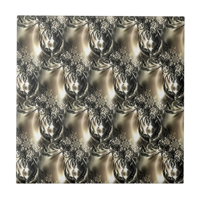 Gilded Pearls Fliese (Vorderseite)