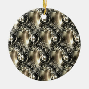 Gilded Pearls Keramik Ornament