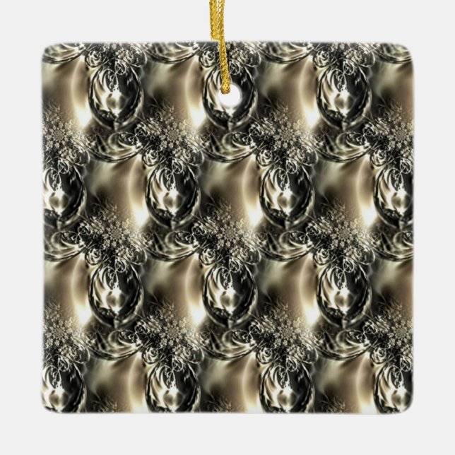 Gilded Pearls Keramikornament (Vorderseite)