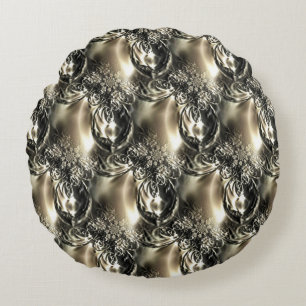 Gilded Pearls Rundes Kissen