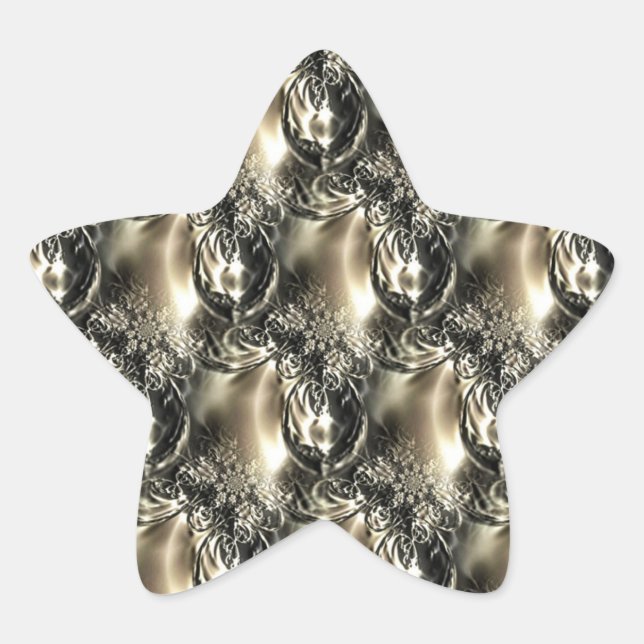 Gilded Pearls Stern-Aufkleber (Vorderseite)