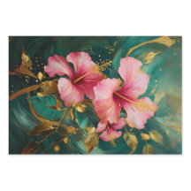 Gilded Pink Hibiskus, Coconut Grove