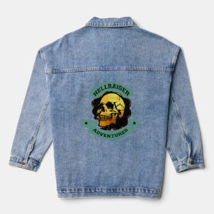 Gilded Skull Hellraiser Abenteuer Jeansjacke