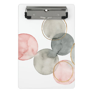 Gilded Spheres Mini Klemmbrett