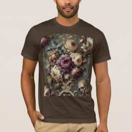 Gilded Unease – Gothic Wearable Art  T-Shirt