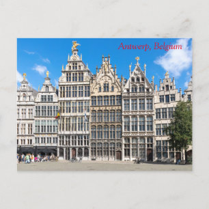 Gildenhäuser, Antwerpen, Belgien Postkarte
