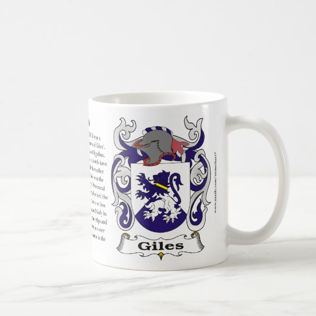 Giles Familien-Wappen Tasse (Rechts)