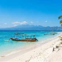 Gili Trawangan Insel Paradies Strand Wandkunst