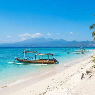Gili Trawangan Inselparadies Strand Wandkunst Poster