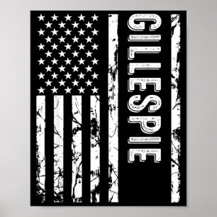 Gillespie Nachname Lustiger Familienname Team Fami Poster