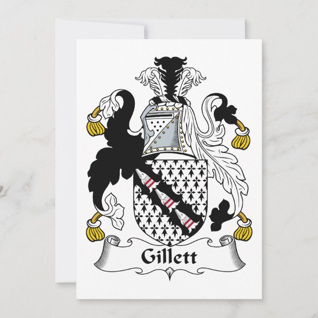 Gillett Familienwappen (Vorderseite)