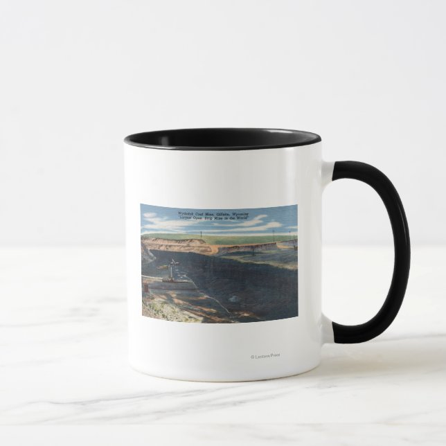 Gillette, WY - Wydodak - Blick auf die Kohle Tasse (Rechts)