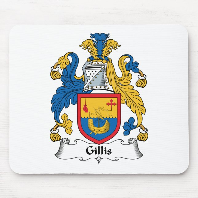 Gillis Familienwappen Mousepad (Vorne)